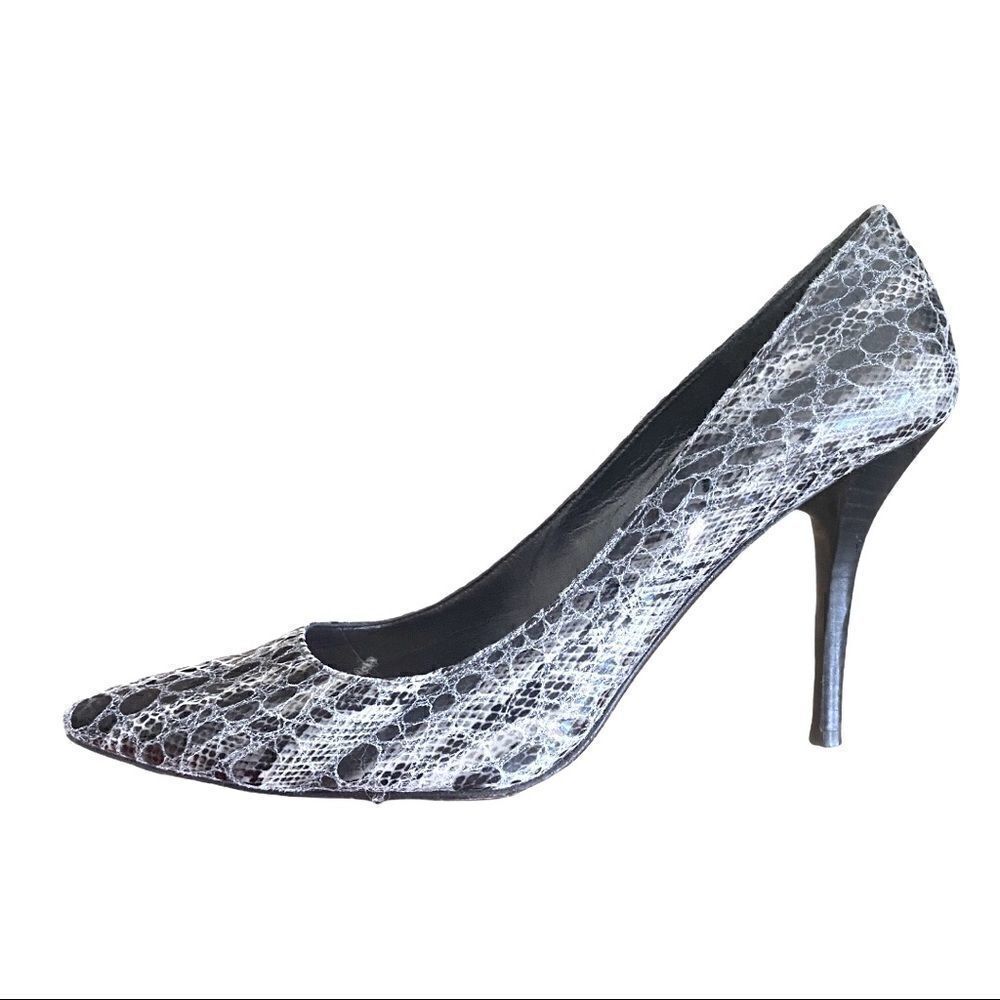 HOST PICK - Stuart Weitzman Python Embossed Leather Heels - Picture 3 of 10